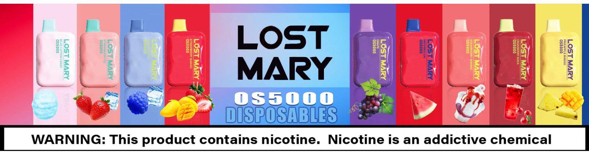 Lost Mary Disposables, SO5000 Puffs Elf Bar