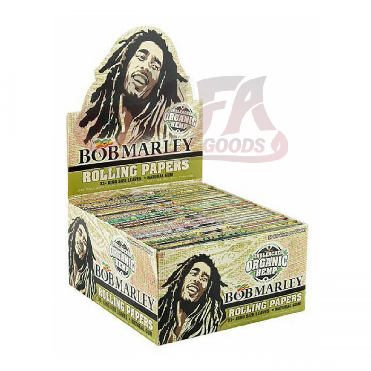 Bob Marley Organic Rolling Papers - King Size 50ct