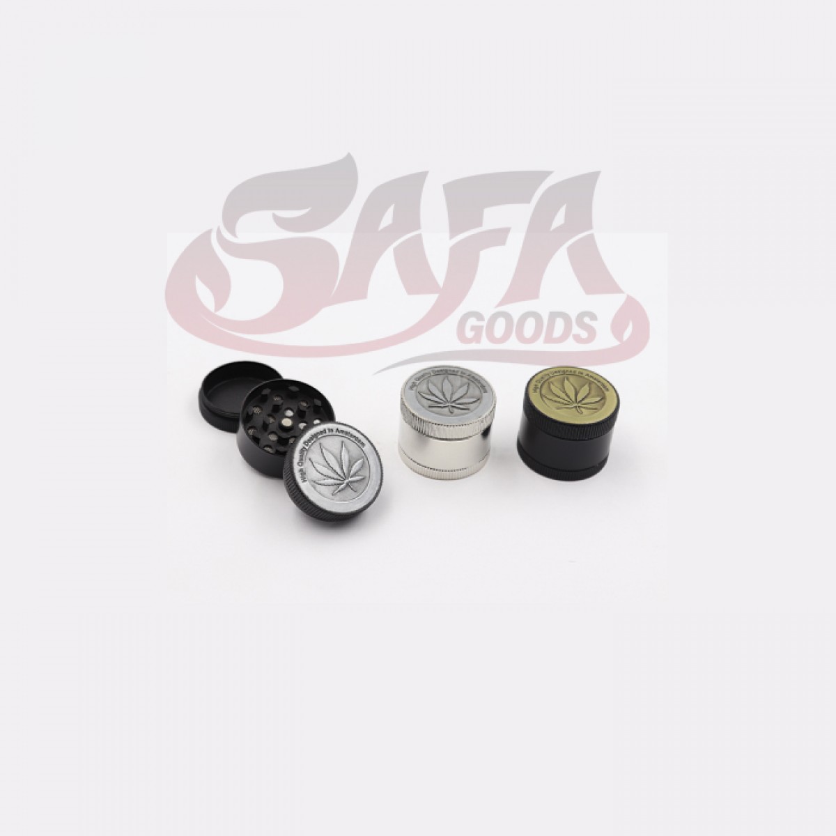 30mm Leaf Coin Grinders 3 Stage 12pc