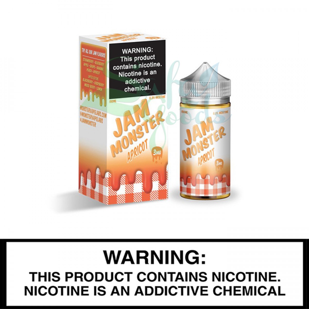 Monster Vape Labs | Jam Monster [Tobacco-Free Nicotine] | 100mL Freebase Bottles