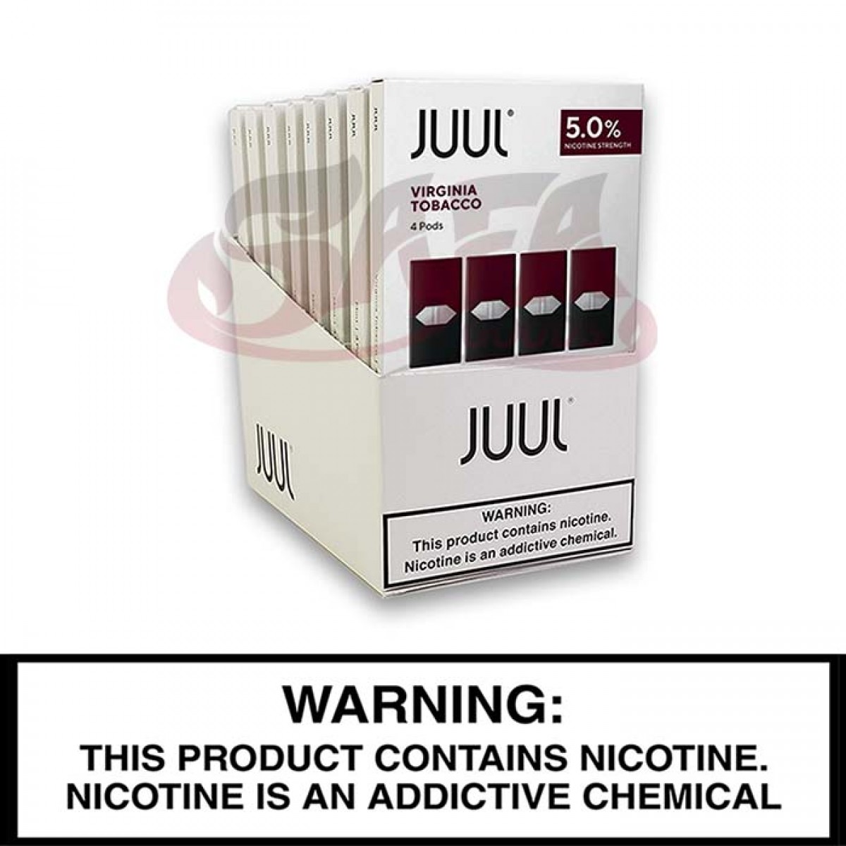 Juul Pods - Box of 8 - Virginia Tobacco 4pk