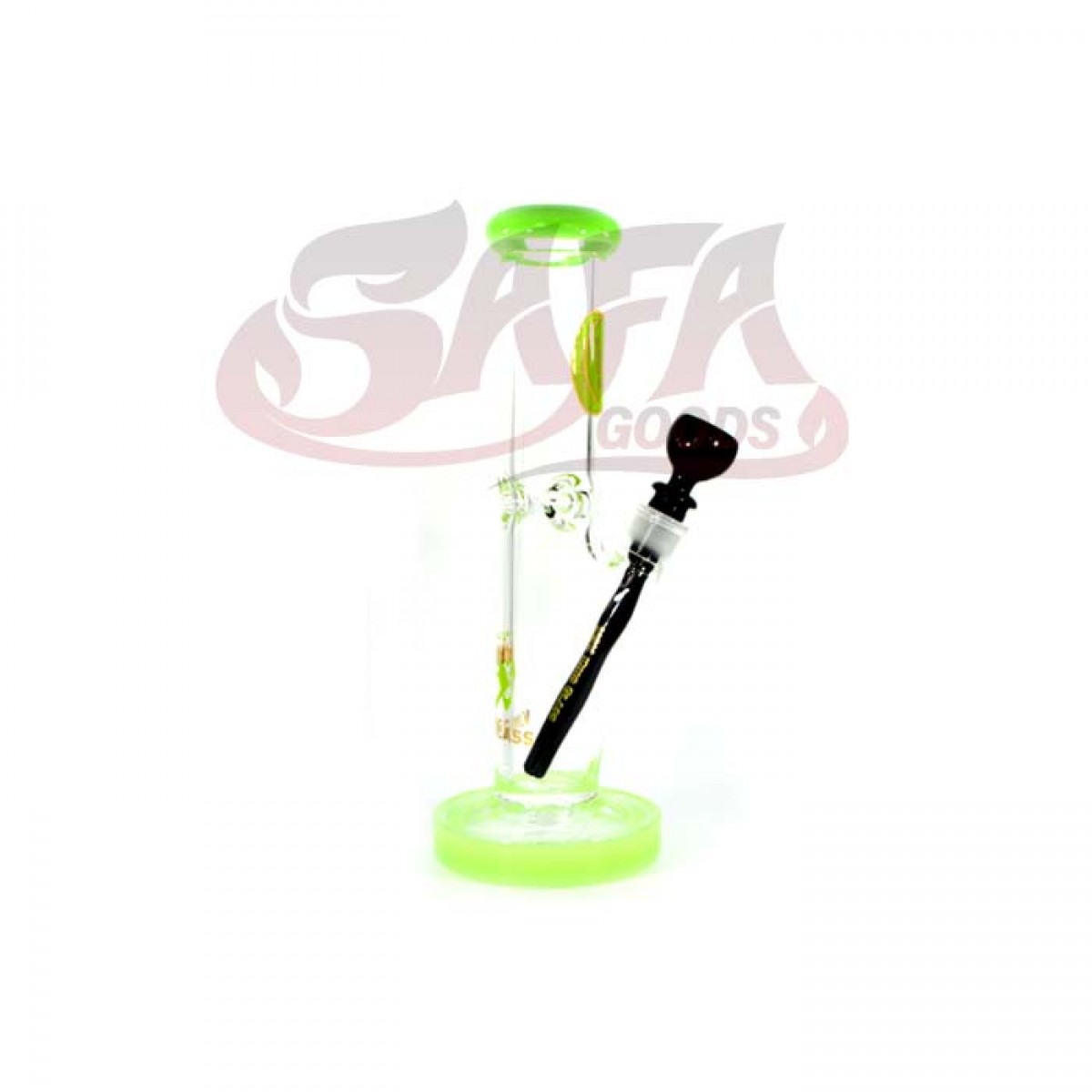 12 Inch King Glass - Straight Water Pipe - 7mm