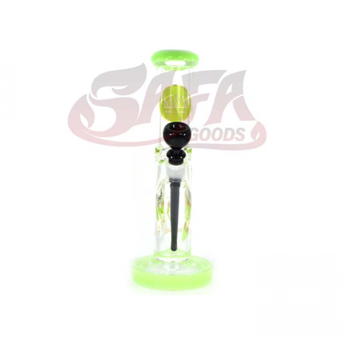 12 Inch King Glass - Straight Water Pipe - 7mm