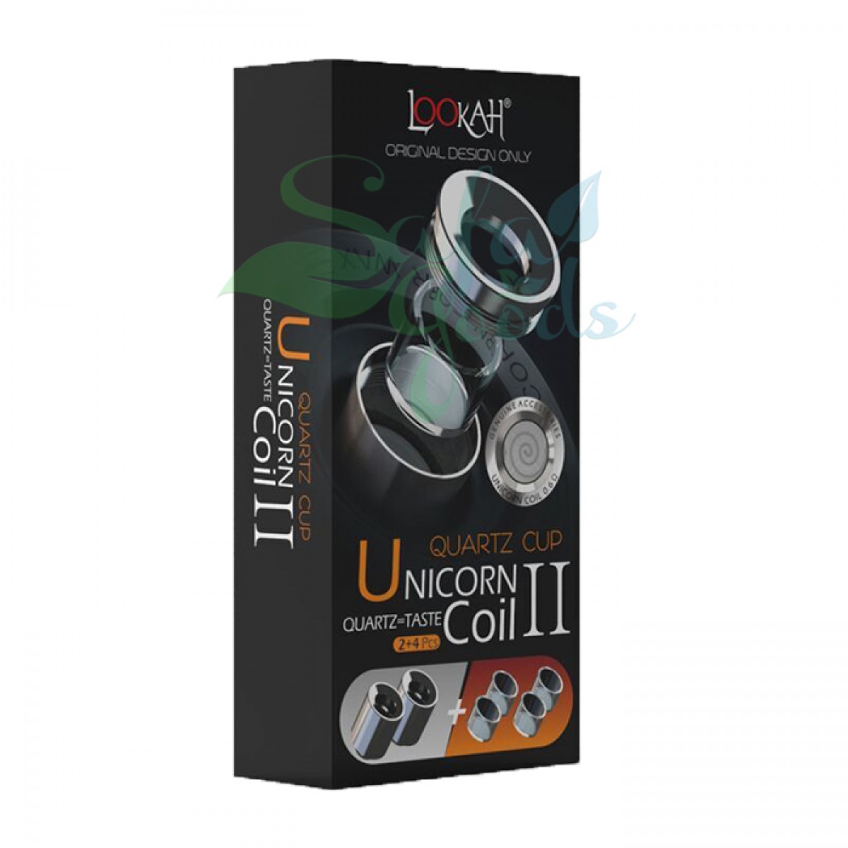 Lookah Unicorn Coil II - Quartz Cup 2pc