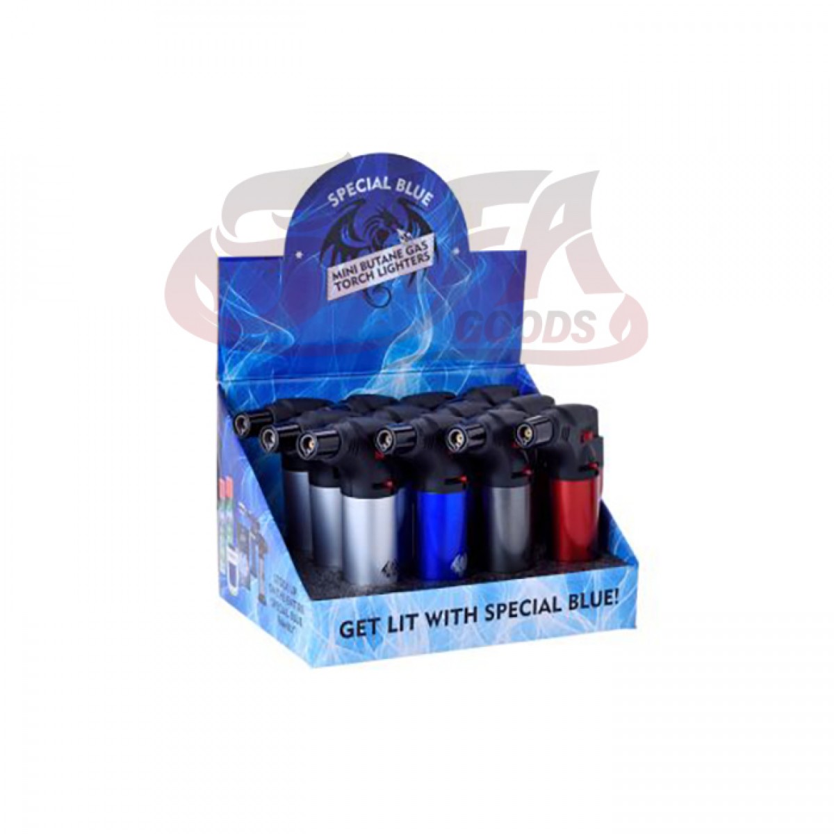 Special Blue - Bernie Metal Lighters - 12PC Display