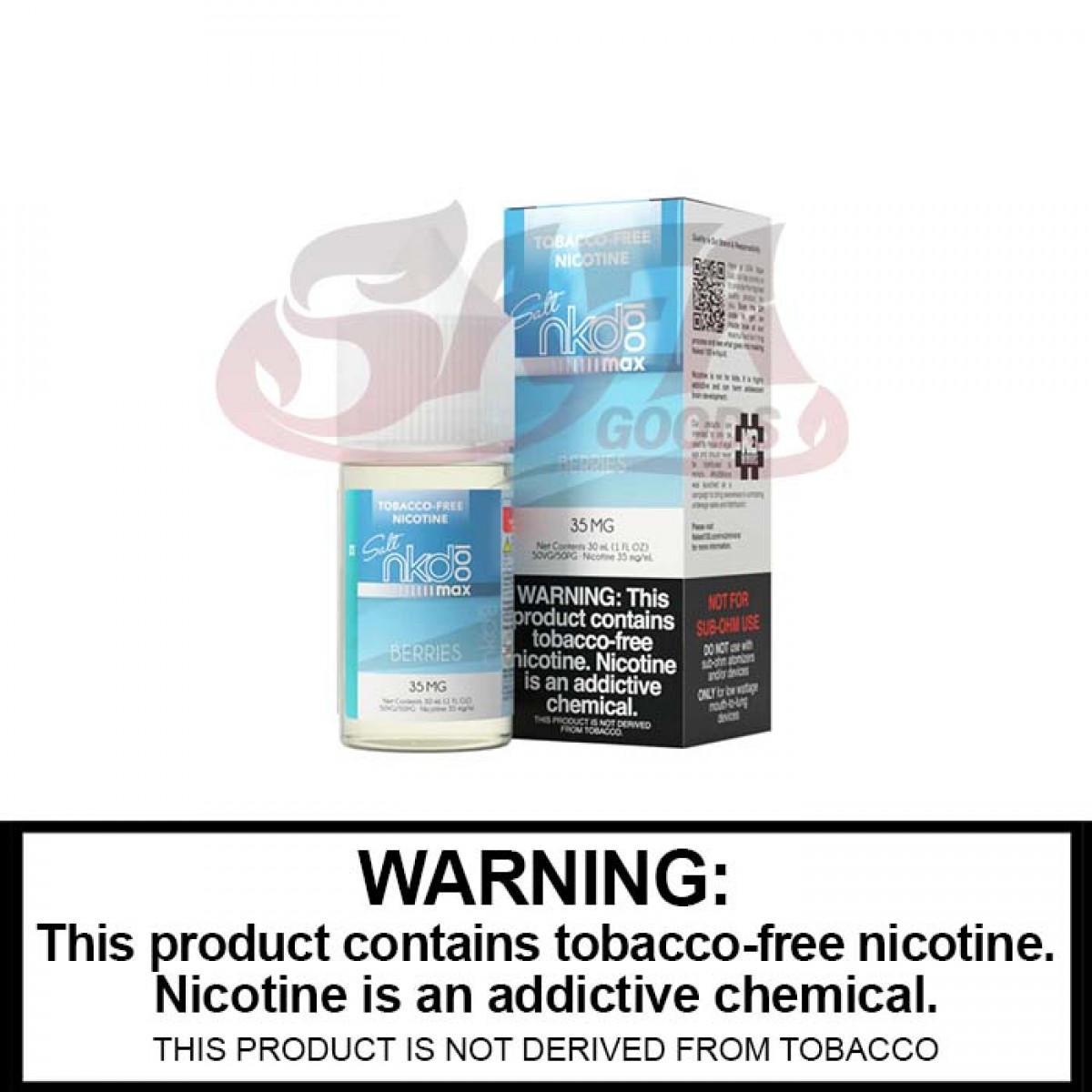 Naked MAX Tobacco-Free Nicotine Salt ICE 30ml