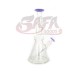 12 Inch Nebula Science Water Pipe - Tapered Straight Ring Neck