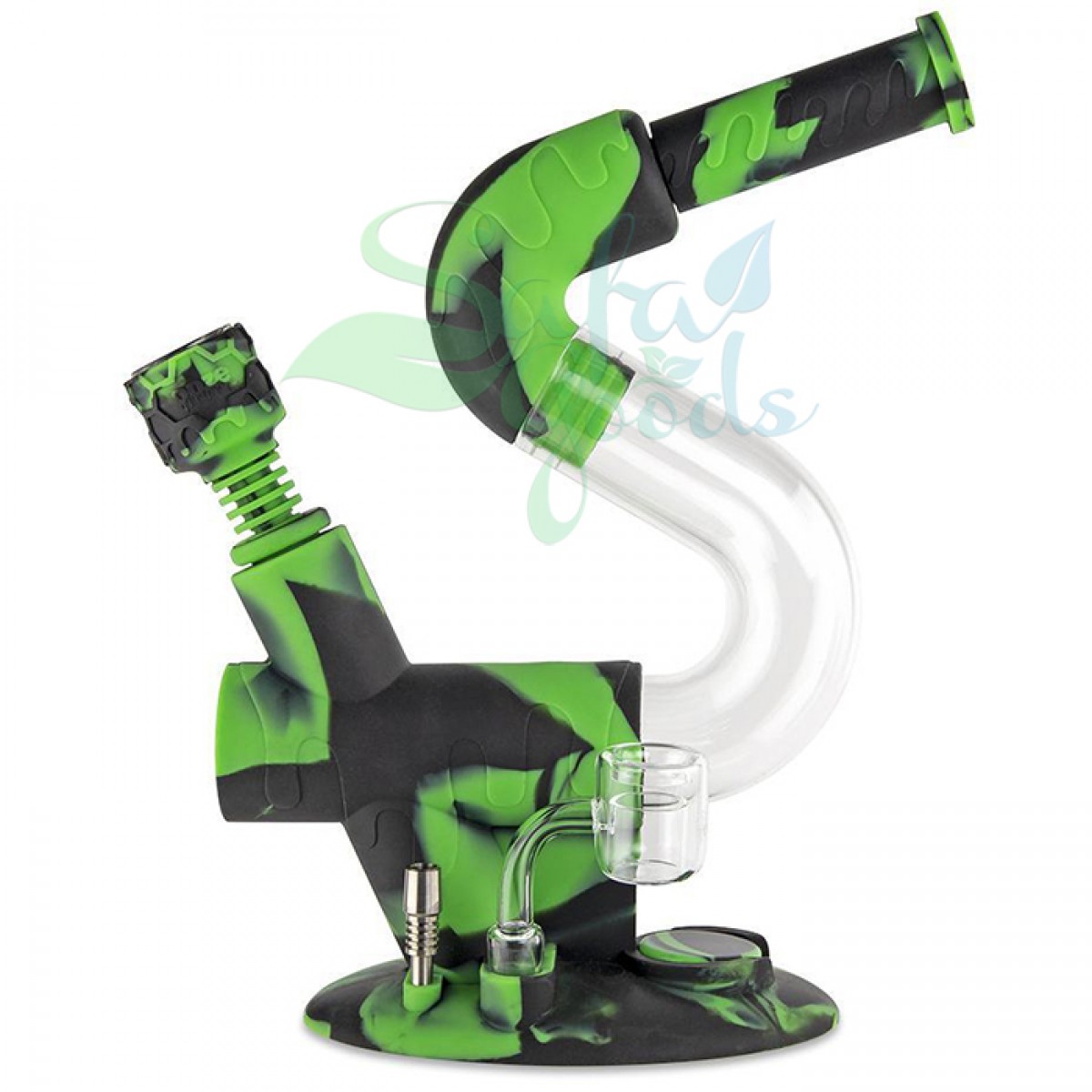 Ooze Swerve Silicone Water Pipe/Nectar Collector