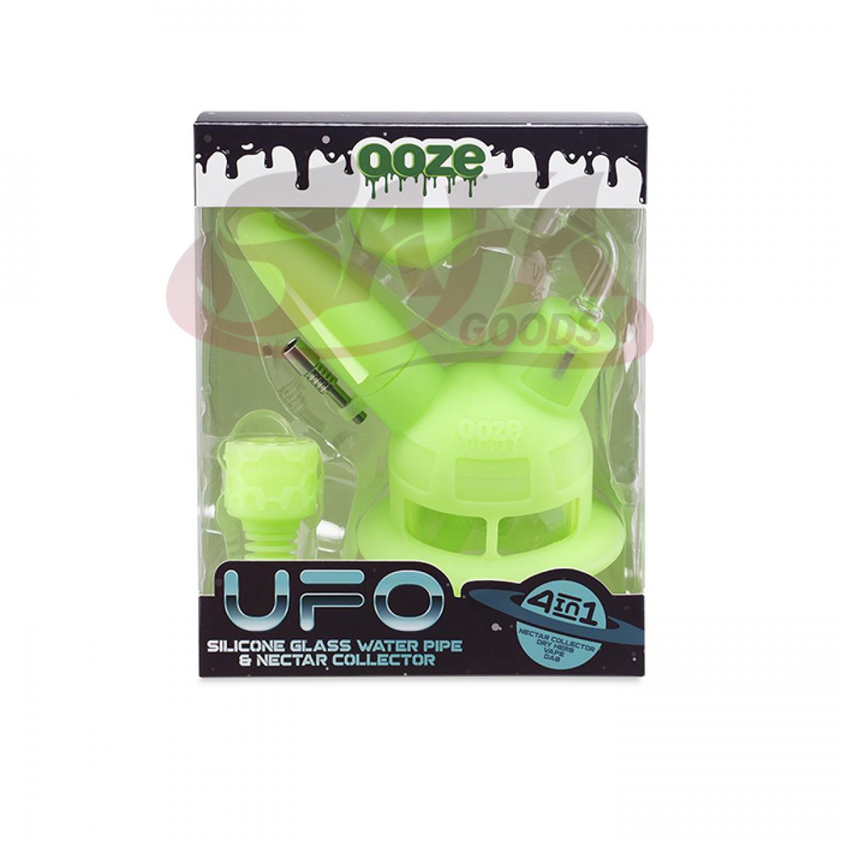OOZE UFO Silicone Water Pipe and Nectar Collector