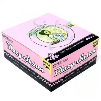  Blazy Puff Pack, Pink Rolling Papers & Cones Bundle, Vegan &  Smooth Burning